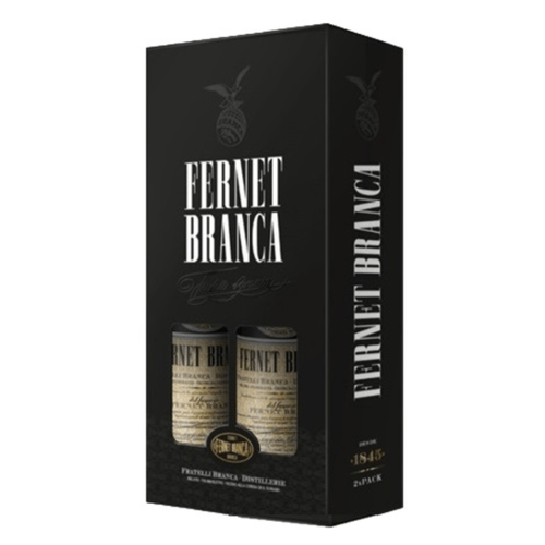 Otra vista de la botella de Fernet Branca Menta